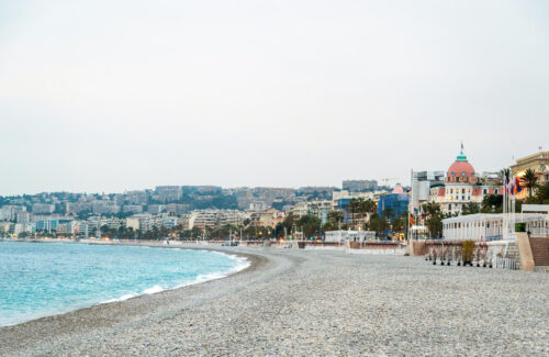 mediterranean-sea-coast-nice-france-empty-beach-evening